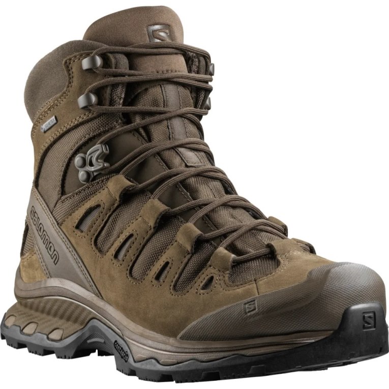 Salomon Quest 4d GTX Forces 2 EN Women's Tactical Boots Brown | CA 61I34